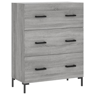 Senkki harmaa Sonoma 69,5x34x90 cm tekninen puu