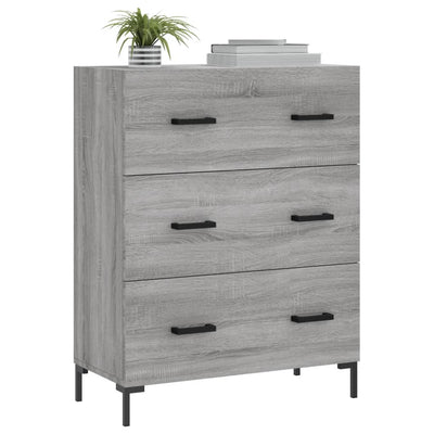 Senkki harmaa Sonoma 69,5x34x90 cm tekninen puu
