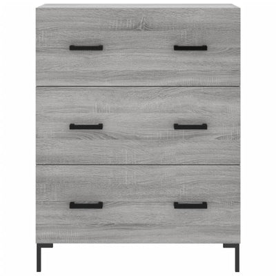Senkki harmaa Sonoma 69,5x34x90 cm tekninen puu
