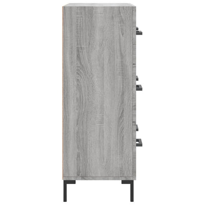 Senkki harmaa Sonoma 69,5x34x90 cm tekninen puu