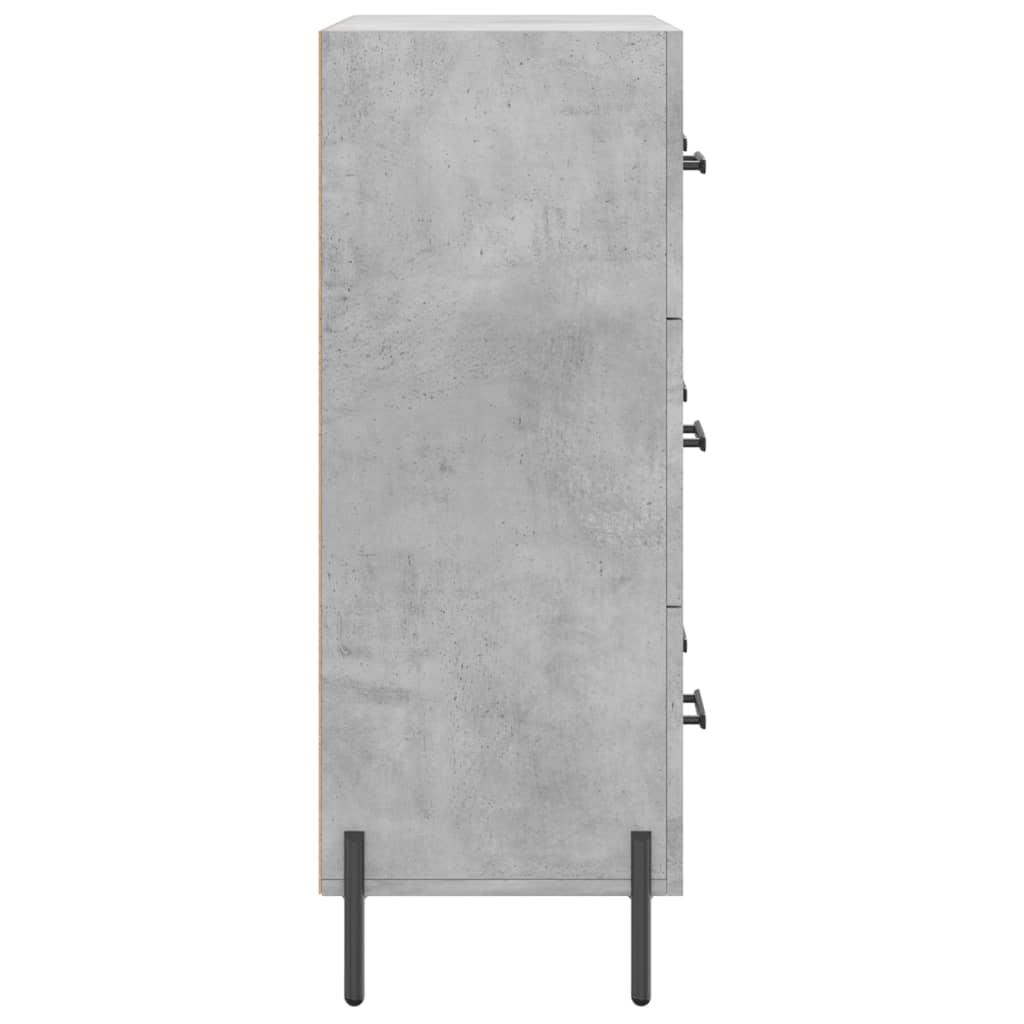 Betoninharmaa senkki Arcidalia 69,5x34x90cm (puinen)