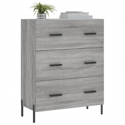 Senkki harmaa Sonoma 69,5x34x90 cm tekninen puu