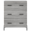 Senkki harmaa Sonoma 69,5x34x90 cm tekninen puu