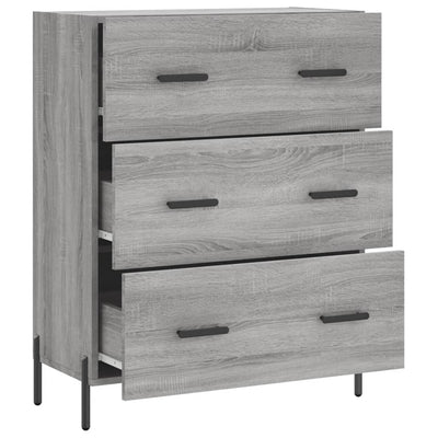 Senkki harmaa Sonoma 69,5x34x90 cm tekninen puu