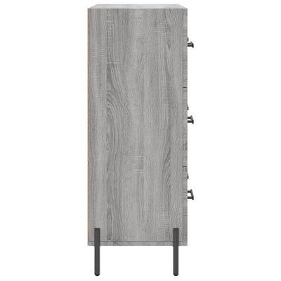 Senkki harmaa Sonoma 69,5x34x90 cm tekninen puu
