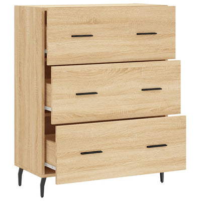 Senkki Sonoma-tammi 69,5x34x90 cm tekninen puu