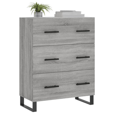 Senkki harmaa Sonoma 69,5x34x90 cm tekninen puu
