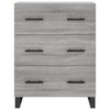 Senkki harmaa Sonoma 69,5x34x90 cm tekninen puu
