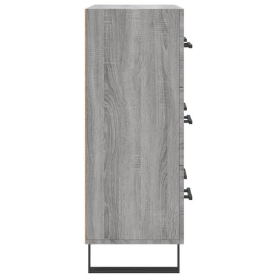Senkki harmaa Sonoma 69,5x34x90 cm tekninen puu