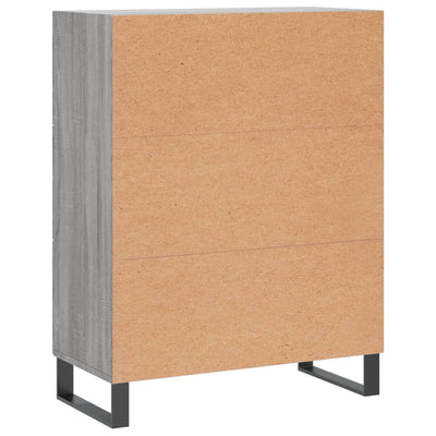 Senkki harmaa Sonoma 69,5x34x90 cm tekninen puu