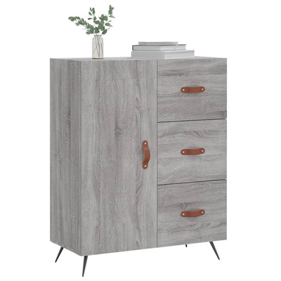 Senkki harmaa Sonoma 69,5x34x90 cm tekninen puu