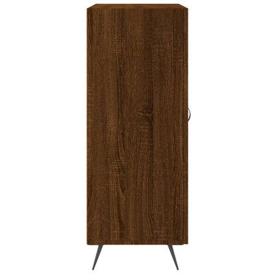 Senkki ruskea tammi 69,5x34x90 cm tekninen puu