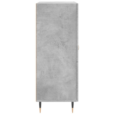 Senkki betoninharmaa 69,5x34x90 cm tekninen puu