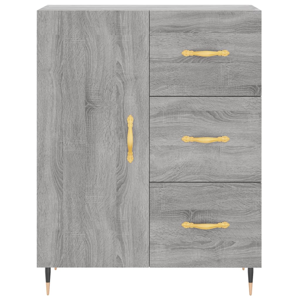 Harmaa senkki Caramfil 69,5x34x90cm (puinen)