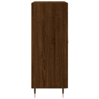 Senkki ruskea tammi 69,5x34x90 cm tekninen puu