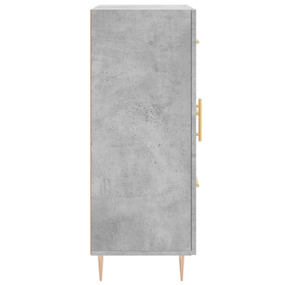 Senkki betoninharmaa 69,5x34x90 cm tekninen puu