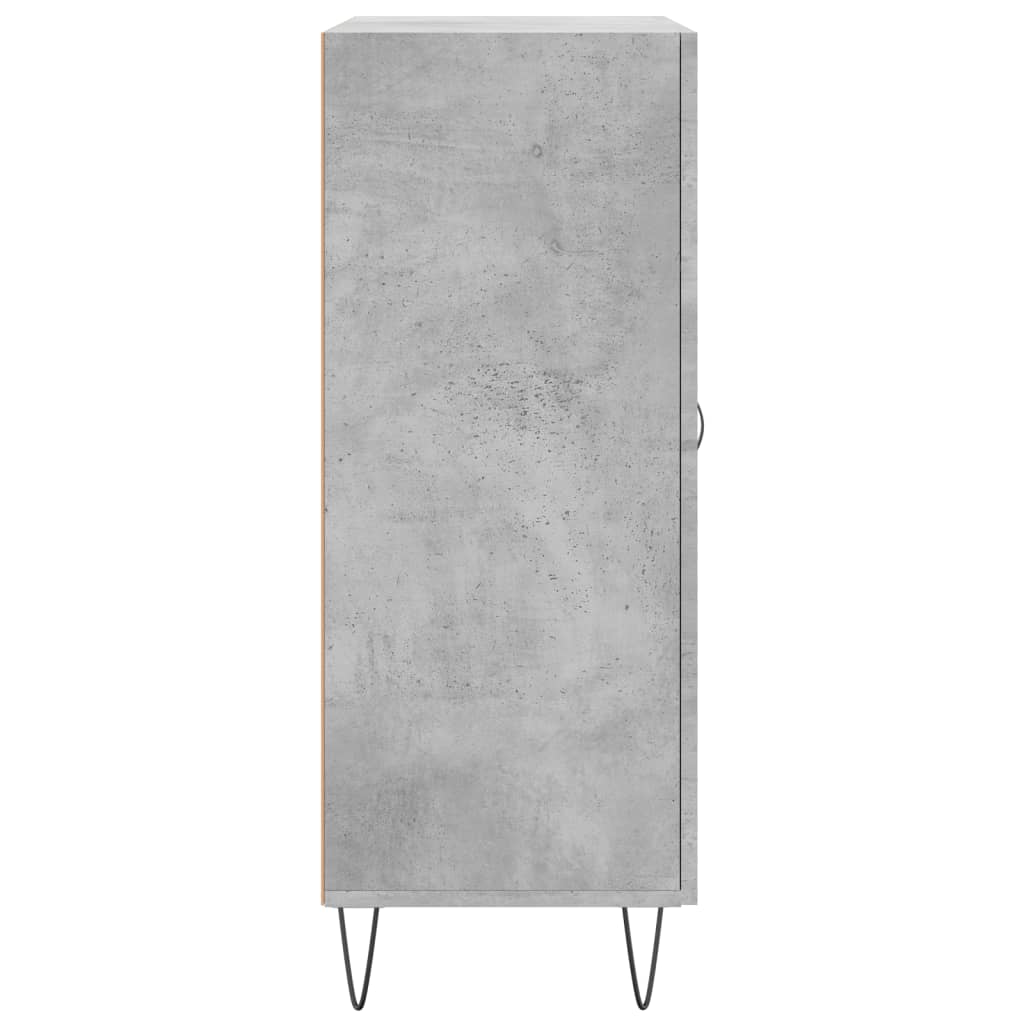 Betoninharmaa senkki Giusefina 69,5x34x90cm (puinen)