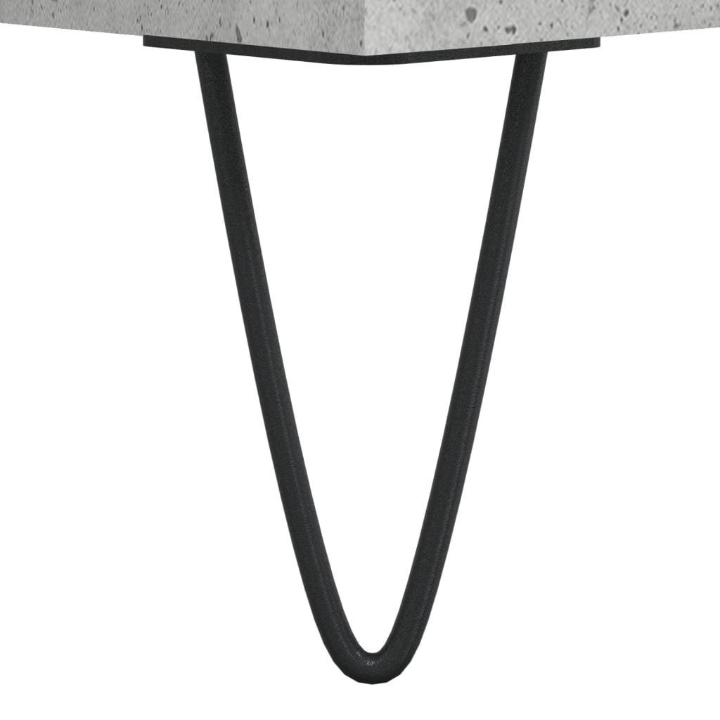 Betoninharmaa senkki Giusefina 69,5x34x90cm (puinen)