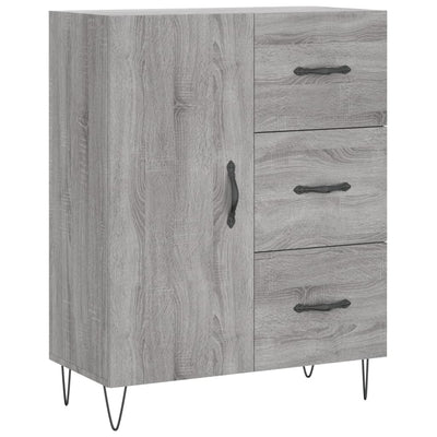 Senkki harmaa Sonoma 69,5x34x90 cm tekninen puu