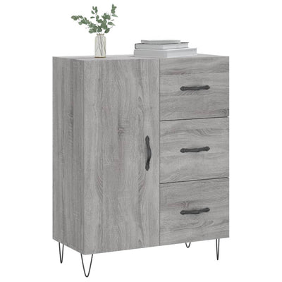 Senkki harmaa Sonoma 69,5x34x90 cm tekninen puu