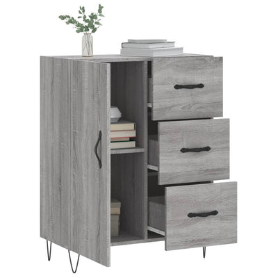 Senkki harmaa Sonoma 69,5x34x90 cm tekninen puu