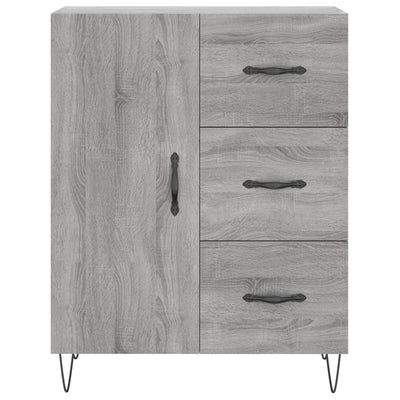 Senkki harmaa Sonoma 69,5x34x90 cm tekninen puu