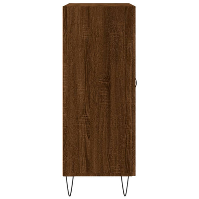 Senkki ruskea tammi 69,5x34x90 cm tekninen puu