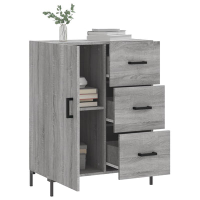 Senkki harmaa Sonoma 69,5x34x90 cm tekninen puu