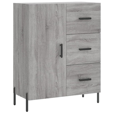 Senkki harmaa Sonoma 69,5x34x90 cm tekninen puu