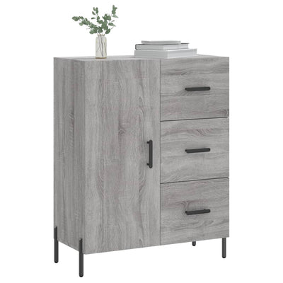 Senkki harmaa Sonoma 69,5x34x90 cm tekninen puu