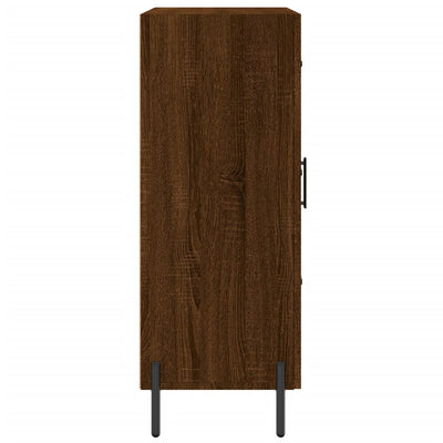 Senkki ruskea tammi 69,5x34x90 cm tekninen puu