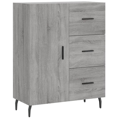 Senkki harmaa Sonoma 69,5x34x90 cm tekninen puu