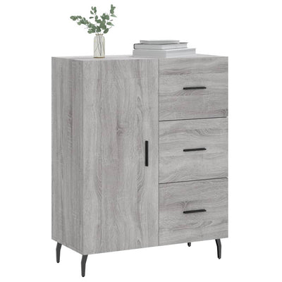 Senkki harmaa Sonoma 69,5x34x90 cm tekninen puu