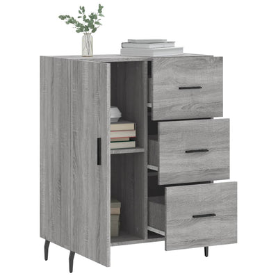 Senkki harmaa Sonoma 69,5x34x90 cm tekninen puu