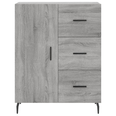 Senkki harmaa Sonoma 69,5x34x90 cm tekninen puu