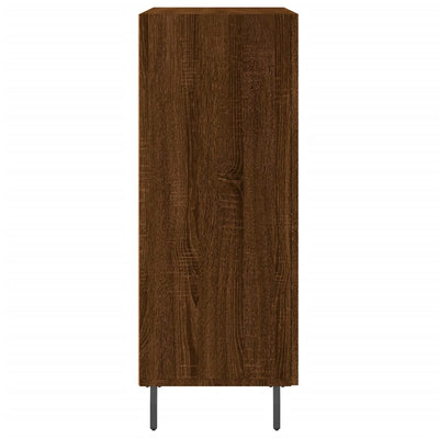 Senkki ruskea tammi 69,5x34x90 cm tekninen puu