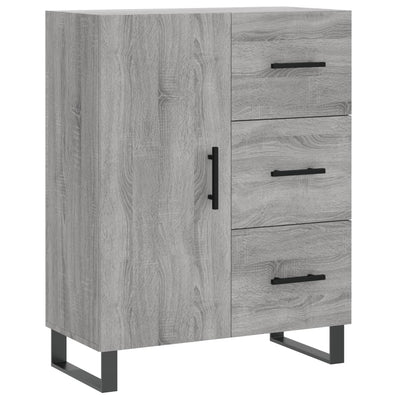 Senkki harmaa Sonoma 69,5x34x90 cm tekninen puu