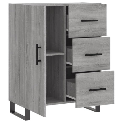 Senkki harmaa Sonoma 69,5x34x90 cm tekninen puu