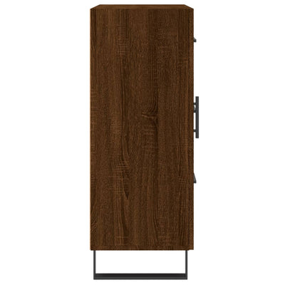 Senkki ruskea tammi 69,5x34x90 cm tekninen puu