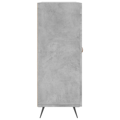 Senkki betoninharmaa 69,5x34x90 cm tekninen puu