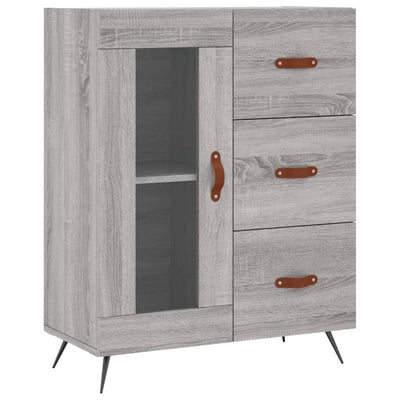 Senkki harmaa Sonoma 69,5x34x90 cm tekninen puu