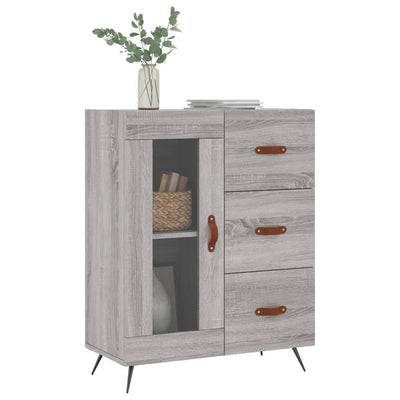 Senkki harmaa Sonoma 69,5x34x90 cm tekninen puu
