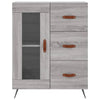 Senkki harmaa Sonoma 69,5x34x90 cm tekninen puu