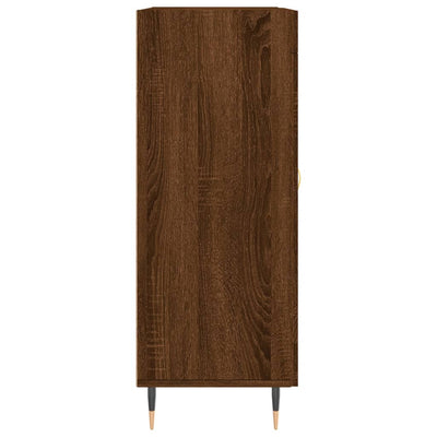 Senkki ruskea tammi 69,5x34x90 cm tekninen puu