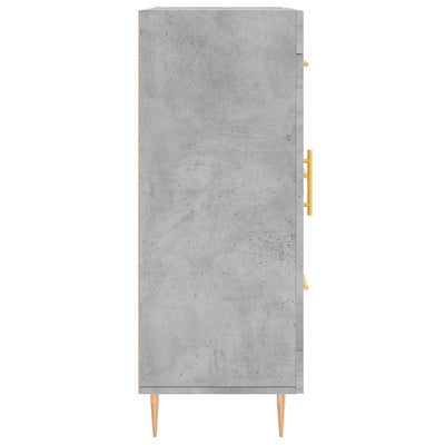 Senkki betoninharmaa 69,5x34x90 cm tekninen puu