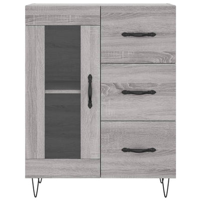 Senkki harmaa Sonoma 69,5x34x90 cm tekninen puu