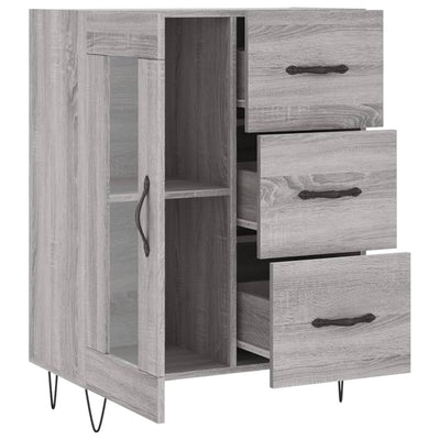 Senkki harmaa Sonoma 69,5x34x90 cm tekninen puu
