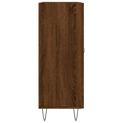 Senkki ruskea tammi 69,5x34x90 cm tekninen puu