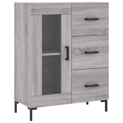 Senkki harmaa Sonoma 69,5x34x90 cm tekninen puu