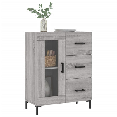 Senkki harmaa Sonoma 69,5x34x90 cm tekninen puu